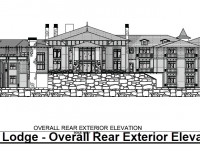The Lodge - Overall Rear Exterior Elevation